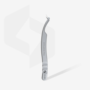 Pinza profesional para pestañas con nanomuescas EXPERT 45 TYPE 2 forma L