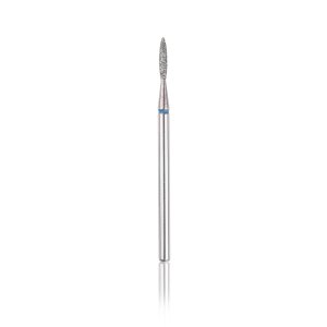 Fresa de diamante "LLAMA" con punta segura azul L8 mm, D1,6 mm