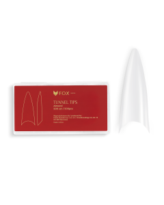 F.O.X Tunnel Gel Tips para Extensión de Uñas de forma almendra, 500 un