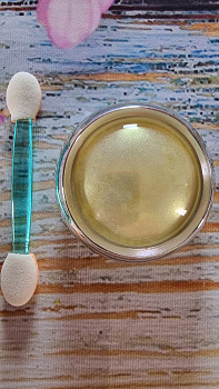 Polvo para decorar uñas, color amarillo