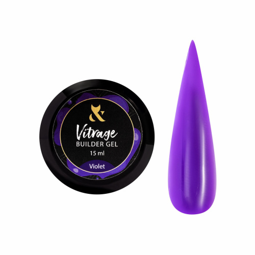 Builder gel VITRAGE VIOLET, 15 ml