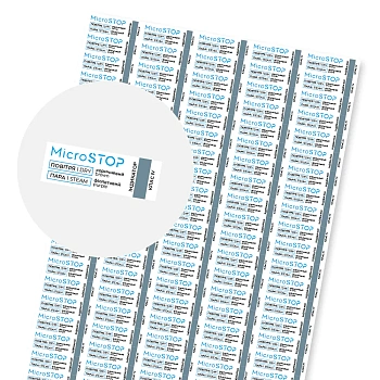 Indicadores de control de esterilización MicroSTOP – 100 uds/hoja