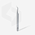 Pinza profesional para pestañas con nanomuescas EXPERT 45 TYPE 1 curvada
