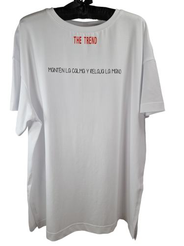 Camiseta Manten la calma y relaja la mano