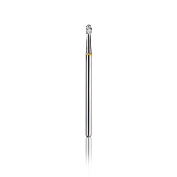 Broca de carburo de tungsteno "GOTA REDONDEADA" 4 mm / amarilla