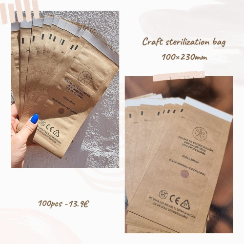 Bolsas De Estirilizacion seca, 100 un