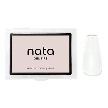Gel tips nails Press On Nata Ballerina-Medium