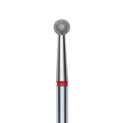 Fresa Chicaru de diamante "BOLA"  3.5 mm, Roja