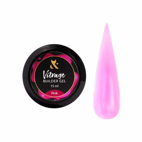 Builder gel VITRAGE PINK, 15 ml