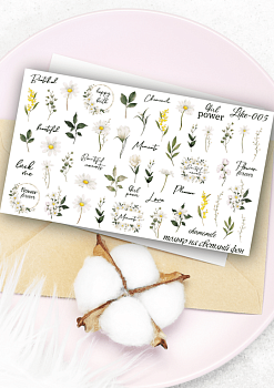 Pegatinas para uñas en fondo claro 3