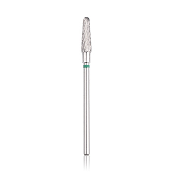 Broca de carburo de tungsteno "cono" verde, L- 13,0 mm., Ø4.0 mm.