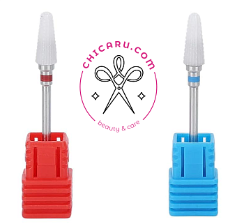 Fresa de cerámica "Cono redondeado " azul (13mm)