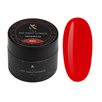 F.O.X Art paint Vitrage RED