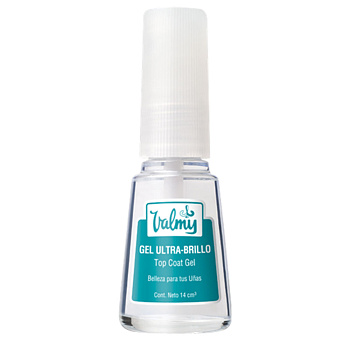 Valmy Gel Top Coat Ultra-Brillo con Efecto Cristal