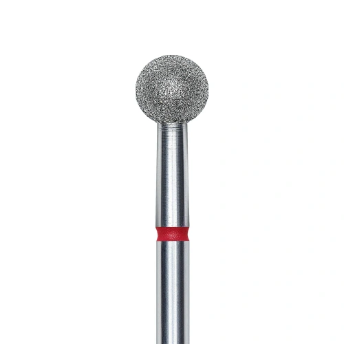 Fresa Chicaru de diamante "BOLA"  5.0 mm, Roja