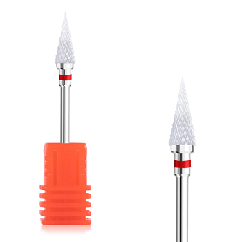 Fresa de cerámica "zanahoria" cono puntiagudo, roja (13mm)