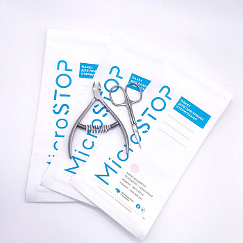 Bolsas De Estirilizacion seca MicroSTOP (100 x 200 mm)